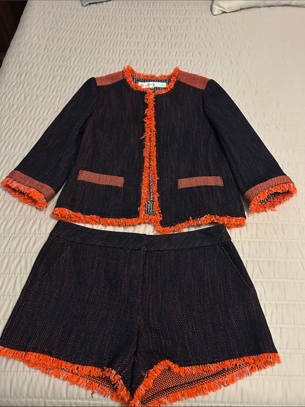 Trina Turk - 3/4 Sleeve Hook Front Jacket, Size 8 - Picture 11 of 11